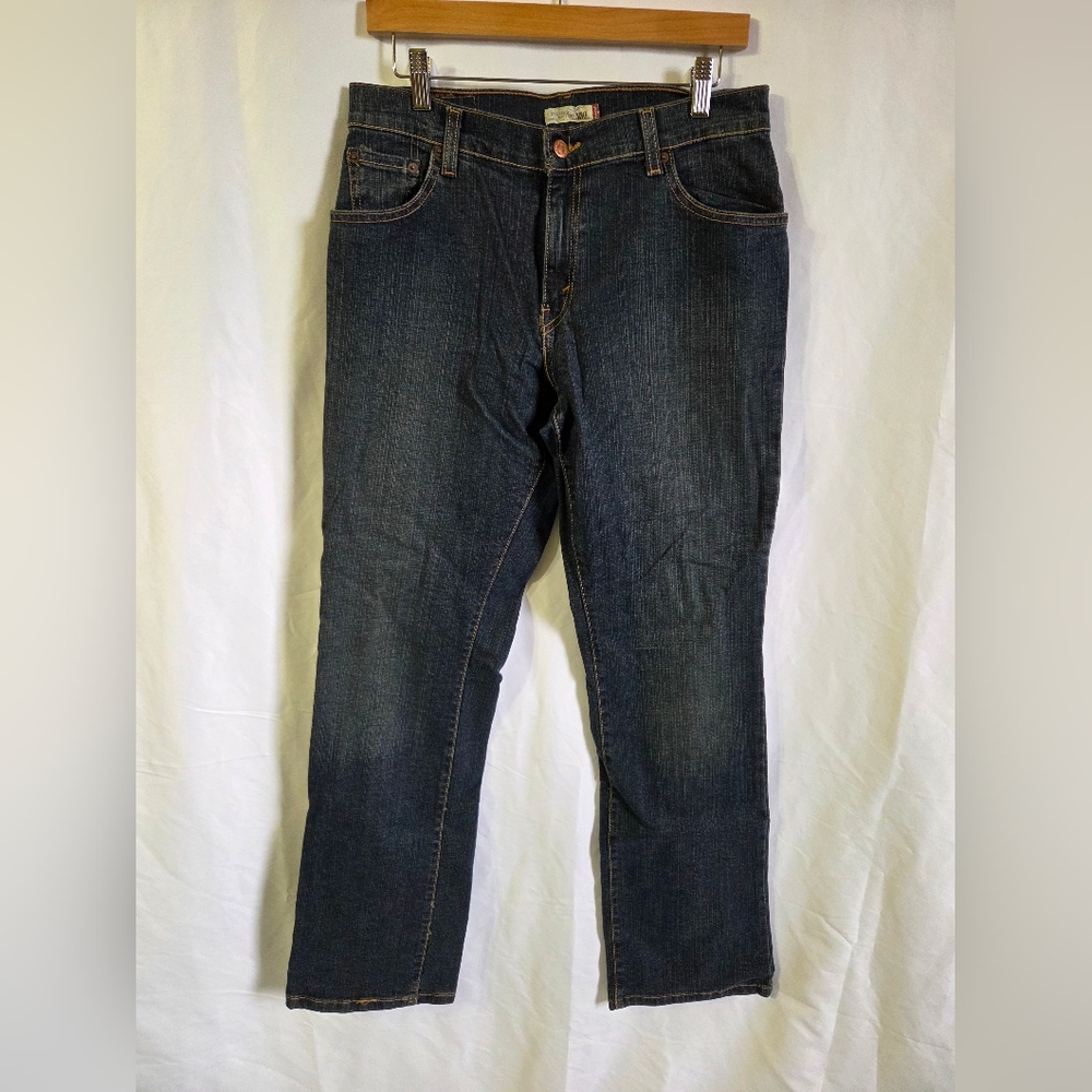Levi's Dark Blue Jeans Relaxed Fit 550 Y2K
